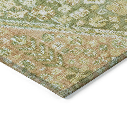 Addison Rugs Saelain Green Washable Indoor-Outdoor Rug