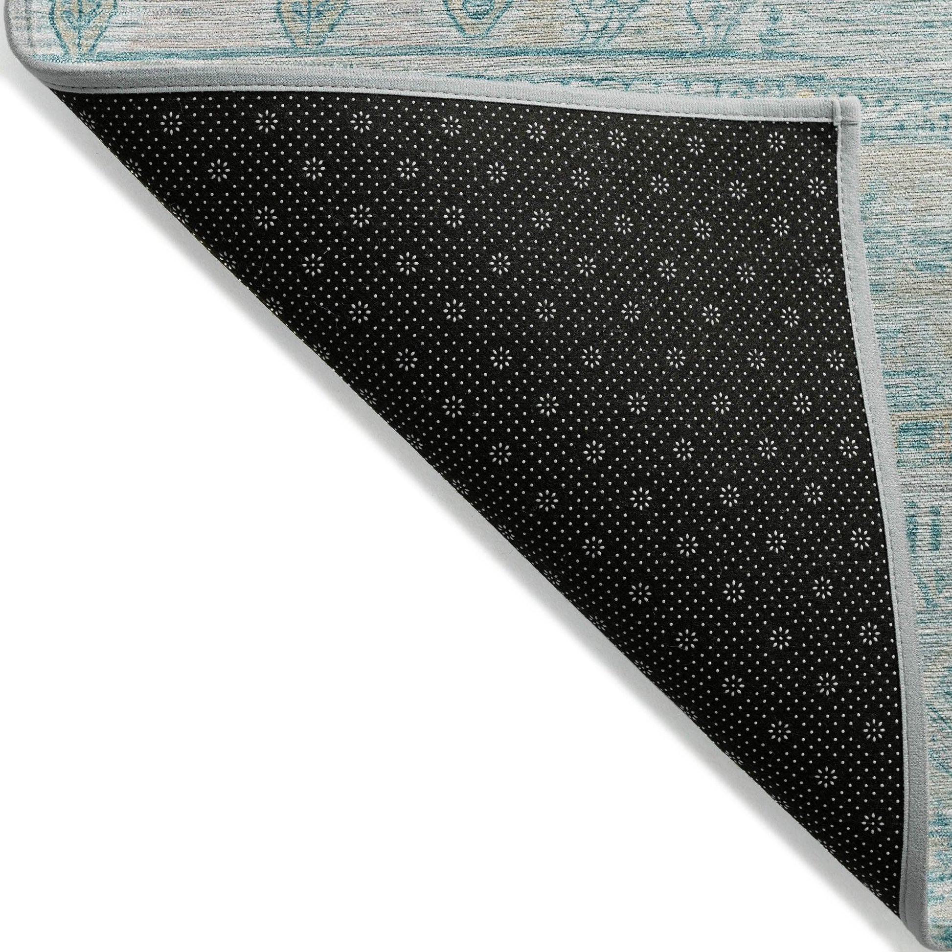 Addison Rugs Saelanor Teal Washable Indoor-Outdoor Rug