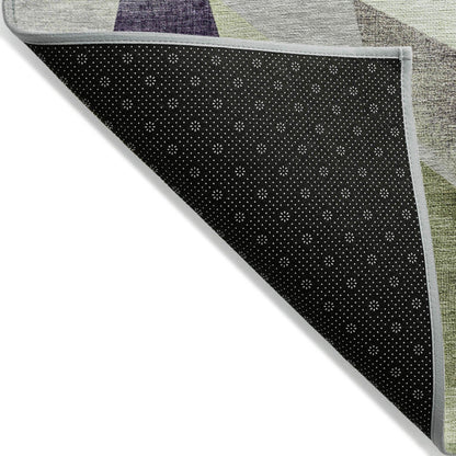 Addison Rugs Saelara Purple Washable Indoor-Outdoor Rug