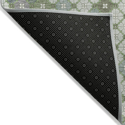 Addison Rugs Saelaris Green Washable Indoor-Outdoor Rug
