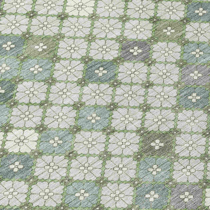 Addison Rugs Saelaris Green Washable Indoor-Outdoor Rug
