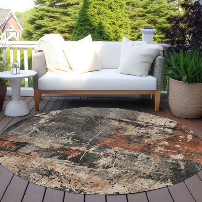 Addison Rugs Saelien Brown Washable Indoor-Outdoor Rug