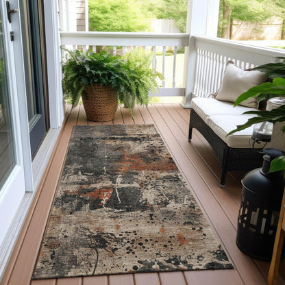 Addison Rugs Saelien Brown Washable Indoor-Outdoor Rug