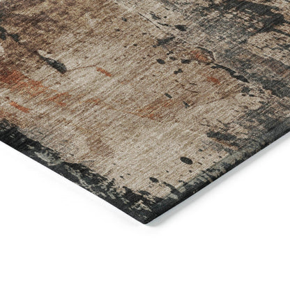 Addison Rugs Saelien Brown Washable Indoor-Outdoor Rug