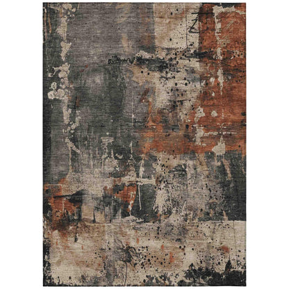 Addison Rugs Saelien Brown Washable Indoor-Outdoor Rug