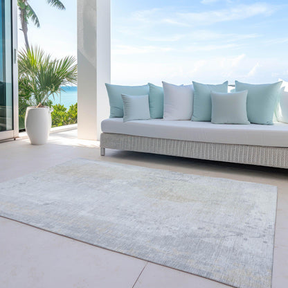 Addison Rugs Saelion Ivory Washable Indoor-Outdoor Rug