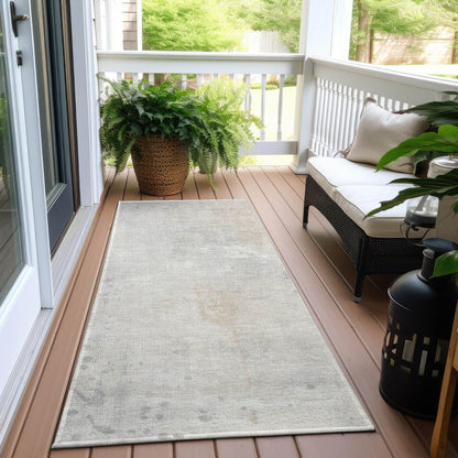 Addison Rugs Saelion Ivory Washable Indoor-Outdoor Rug