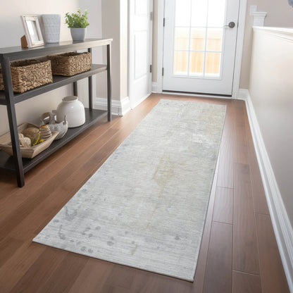 Addison Rugs Saelion Ivory Washable Indoor-Outdoor Rug