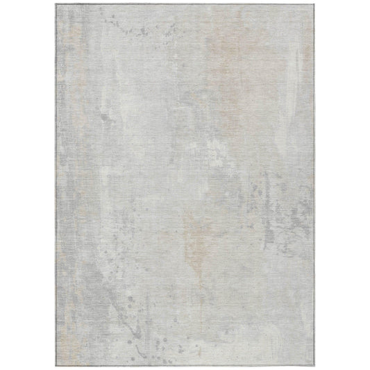 Addison Rugs Saelion Ivory Washable Indoor-Outdoor Rug