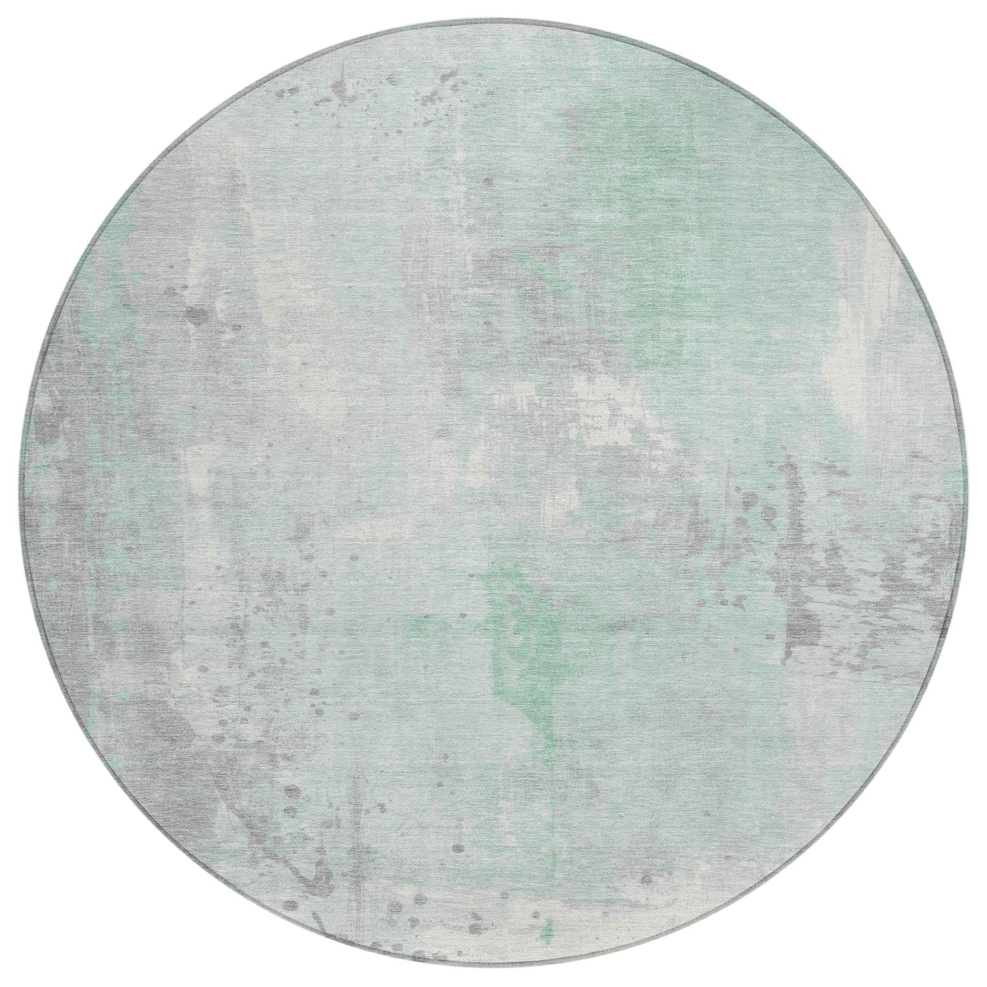 Addison Rugs Saelion Green Washable Indoor-Outdoor Rug