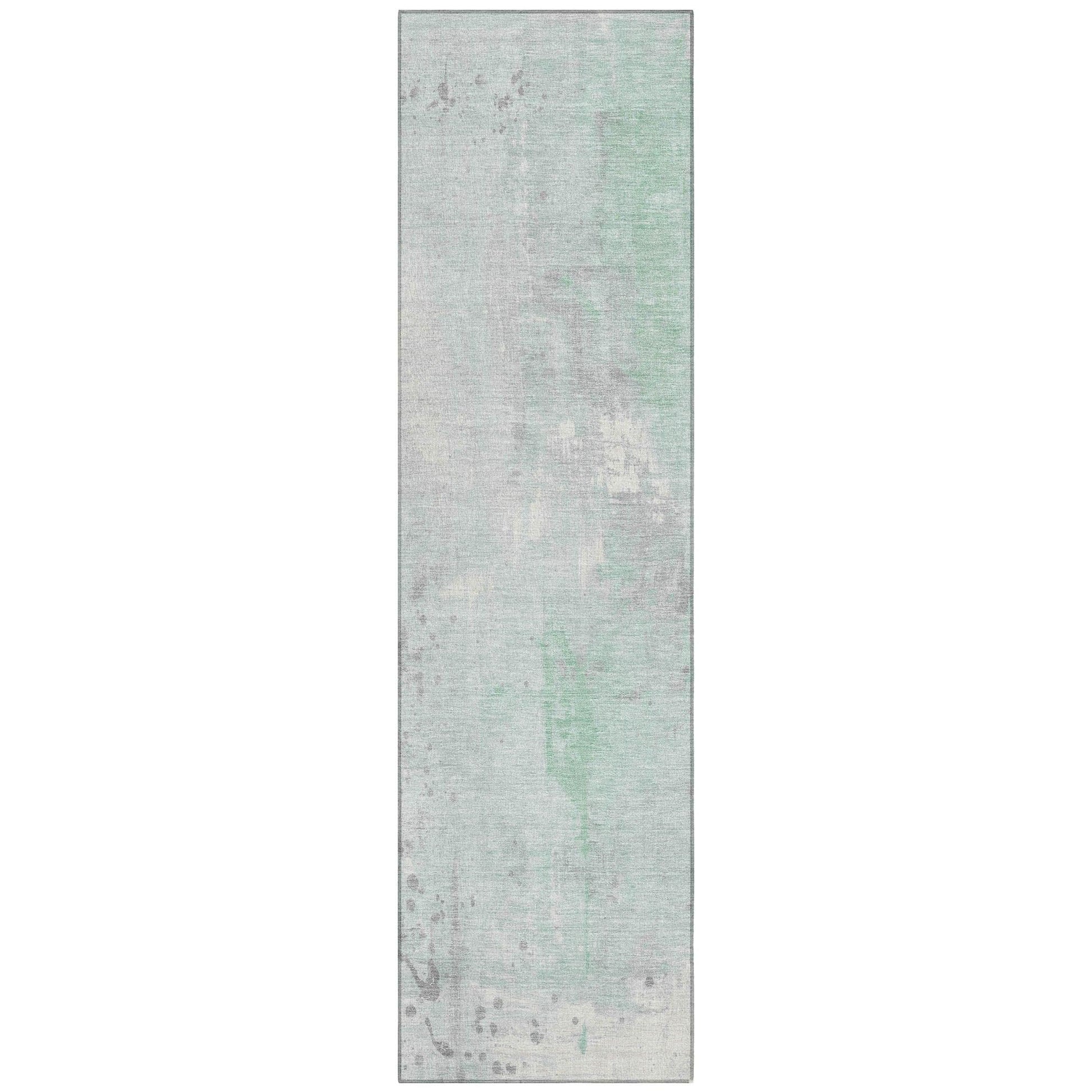 Addison Rugs Saelion Green Washable Indoor-Outdoor Rug