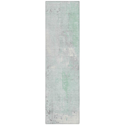 Addison Rugs Saelion Green Washable Indoor-Outdoor Rug