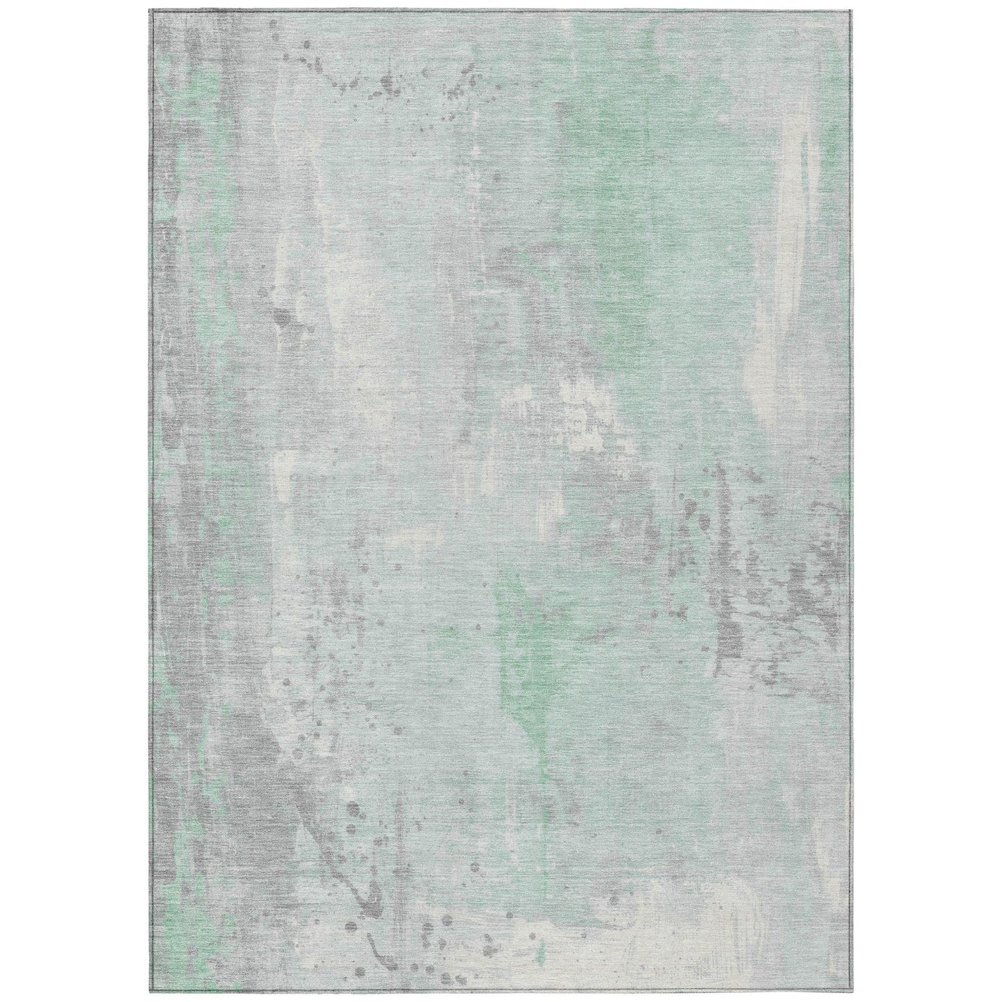 Addison Rugs Saelion Green Washable Indoor-Outdoor Rug