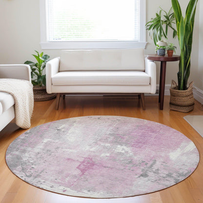Addison Rugs Saelion Pink Washable Indoor-Outdoor Rug