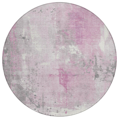 Addison Rugs Saelion Pink Washable Indoor-Outdoor Rug