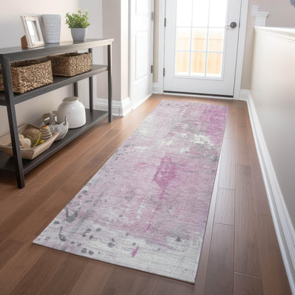 Addison Rugs Saelion Pink Washable Indoor-Outdoor Rug