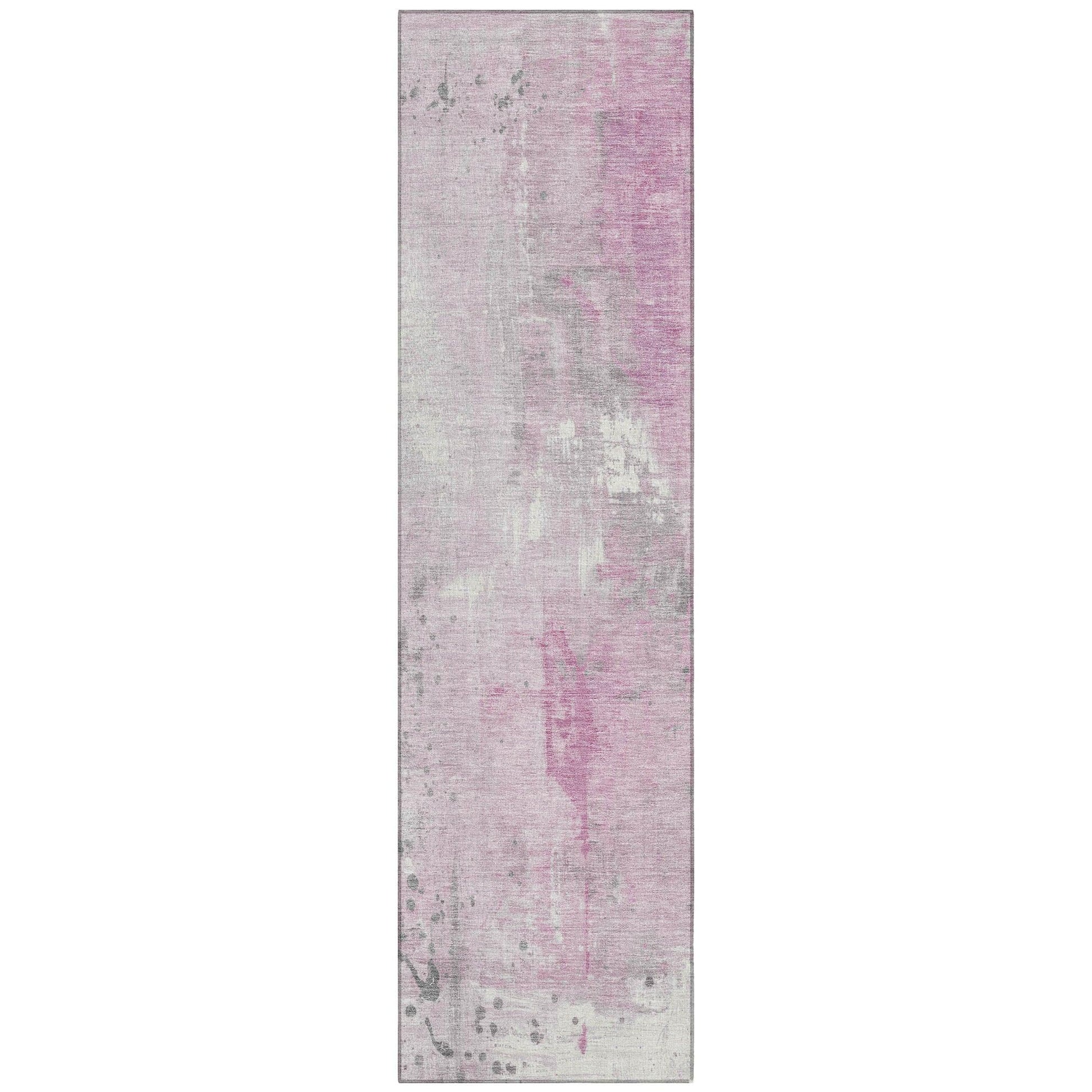 Addison Rugs Saelion Pink Washable Indoor-Outdoor Rug