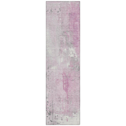 Addison Rugs Saelion Pink Washable Indoor-Outdoor Rug