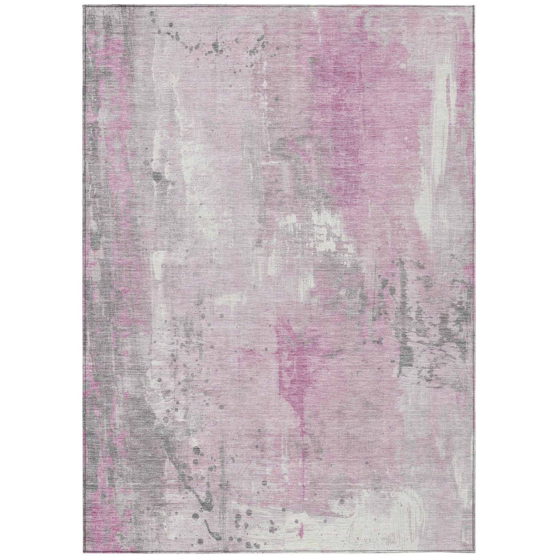 Addison Rugs Saelion Pink Washable Indoor-Outdoor Rug