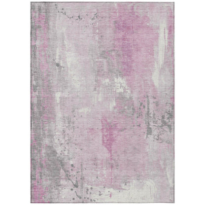 Addison Rugs Saelion Pink Washable Indoor-Outdoor Rug