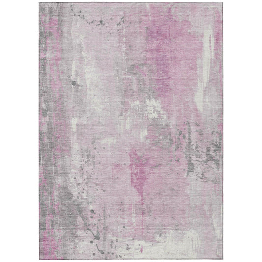 Addison Rugs Saelion Pink Washable Indoor-Outdoor Rug