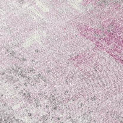 Addison Rugs Saelion Pink Washable Indoor-Outdoor Rug