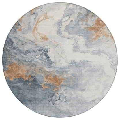 Addison Rugs Saelira Gray Washable Indoor-Outdoor Rug