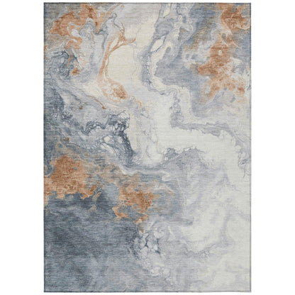 Addison Rugs Saelira Gray Washable Indoor-Outdoor Rug