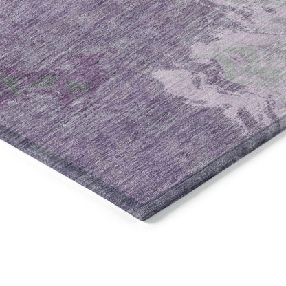 Addison Rugs Saelira Purple Washable Indoor-Outdoor Rug