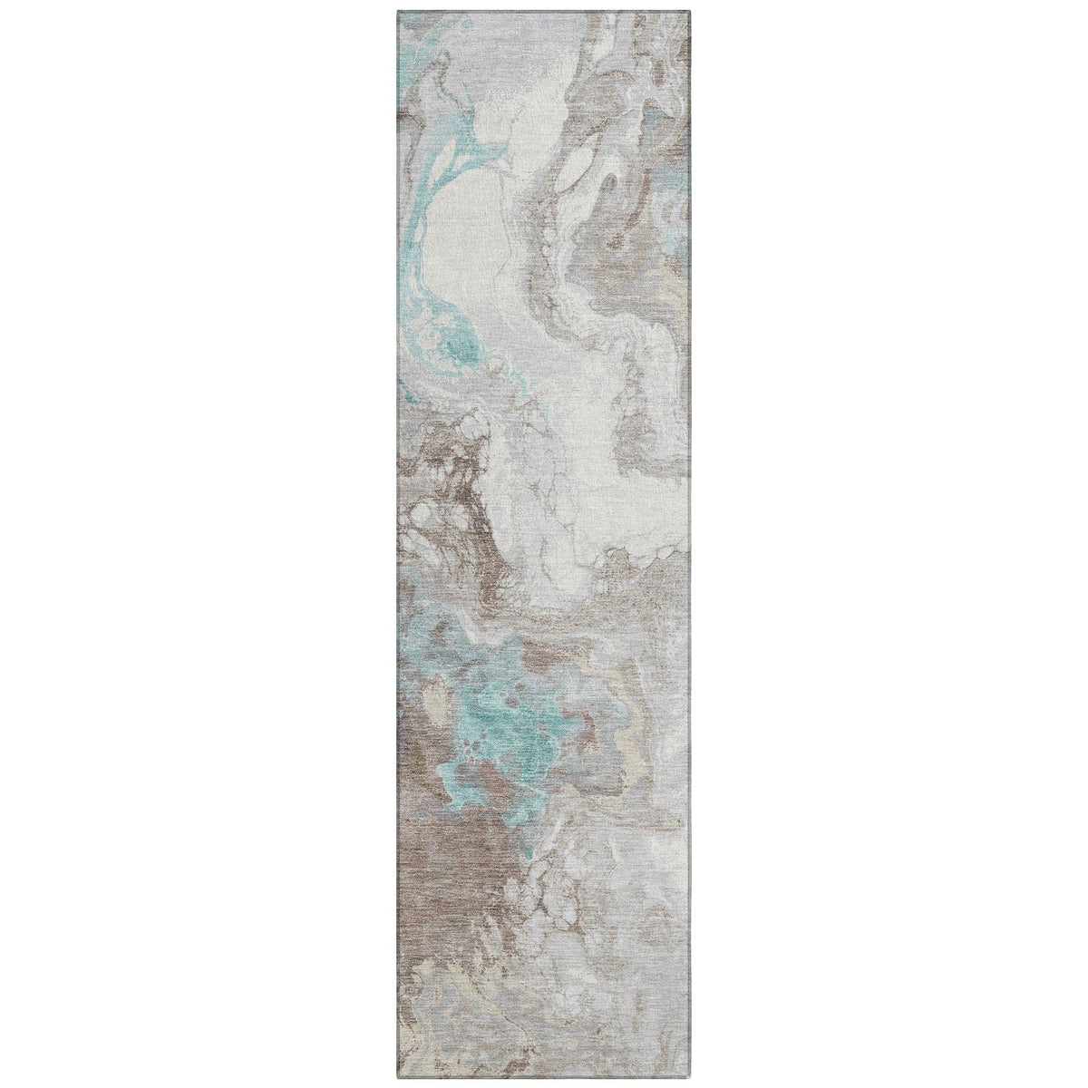 Addison Rugs Saelira Teal Washable Indoor-Outdoor Rug