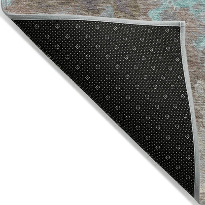 Addison Rugs Saelira Teal Washable Indoor-Outdoor Rug