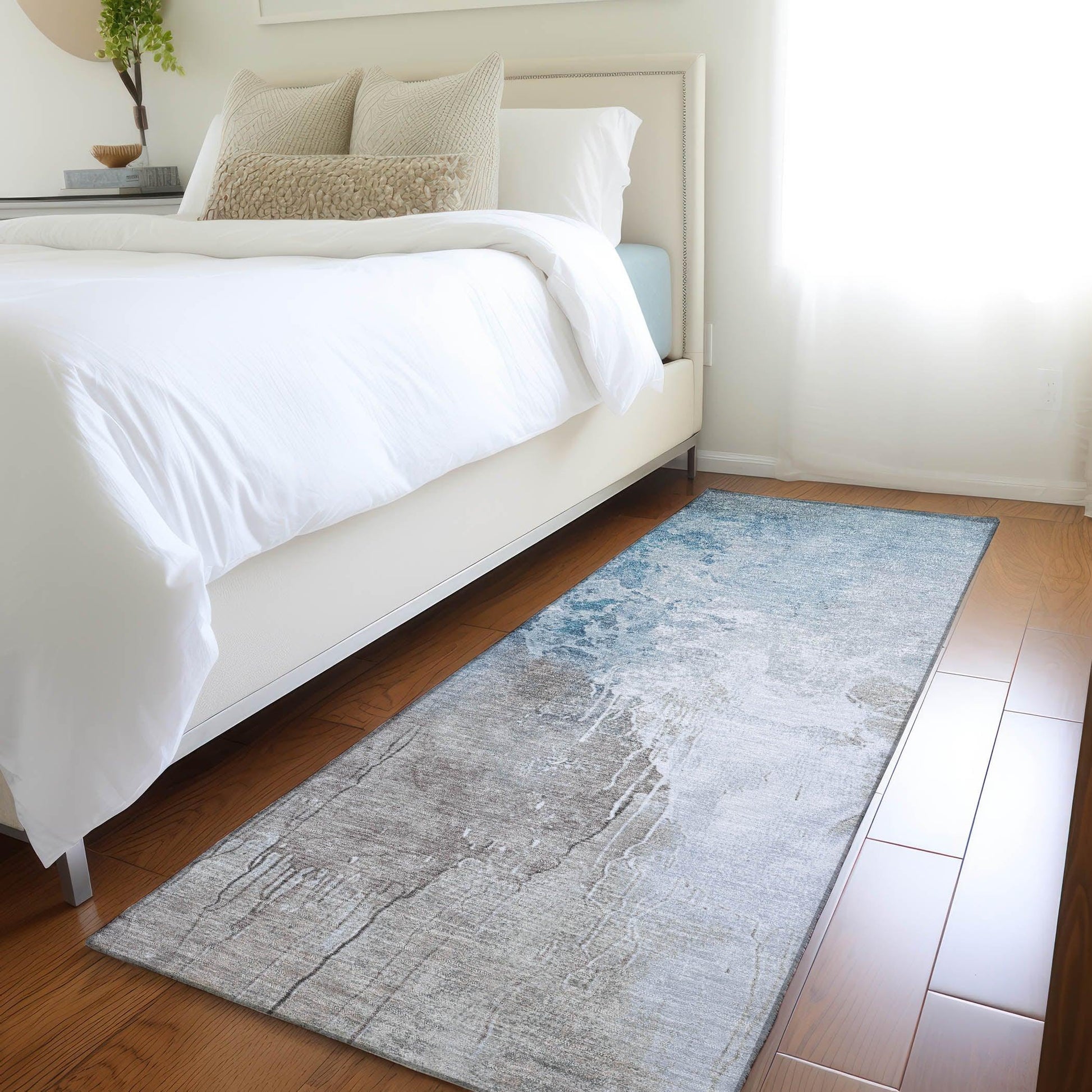 Addison Rugs Saelius Denim Washable Indoor-Outdoor Rug