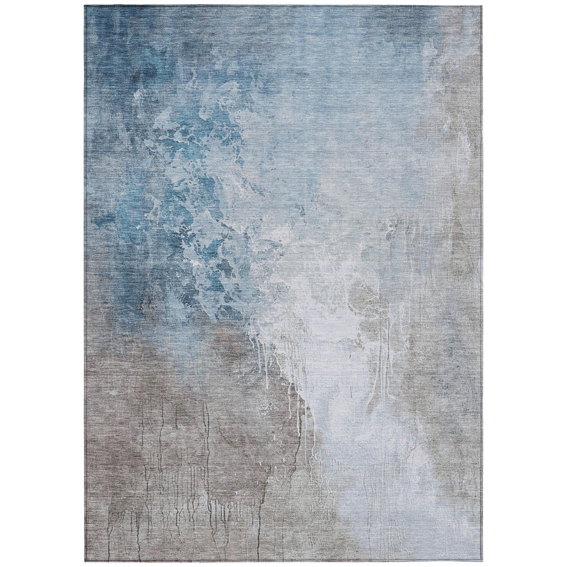 Addison Rugs Saelius Denim Washable Indoor-Outdoor Rug