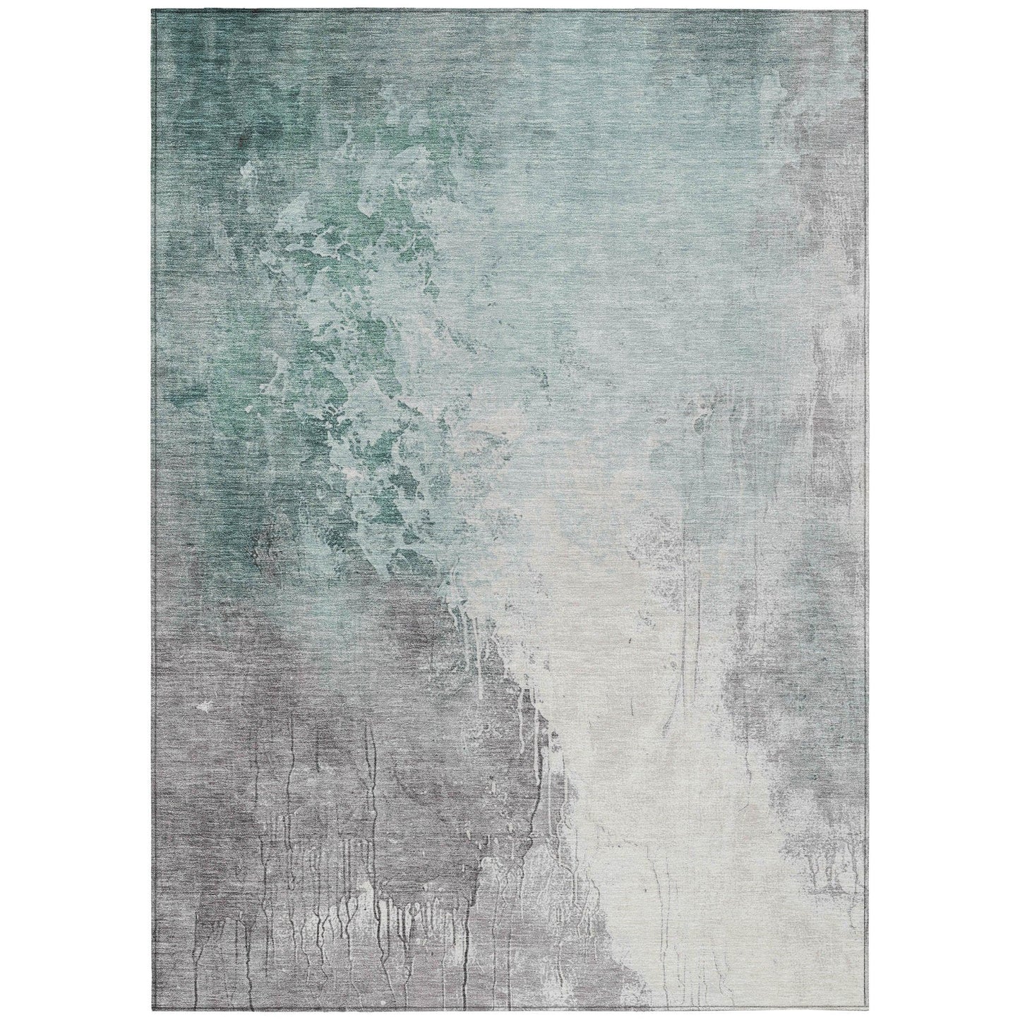 Addison Rugs Saelius Blue Washable Indoor-Outdoor Rug