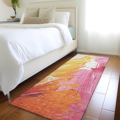 Addison Rugs Saelon Blush Washable Indoor-Outdoor Rug