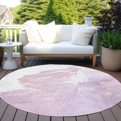 Addison Rugs Saelon Purple Washable Indoor-Outdoor Rug