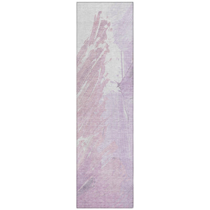 Addison Rugs Saelon Purple Washable Indoor-Outdoor Rug