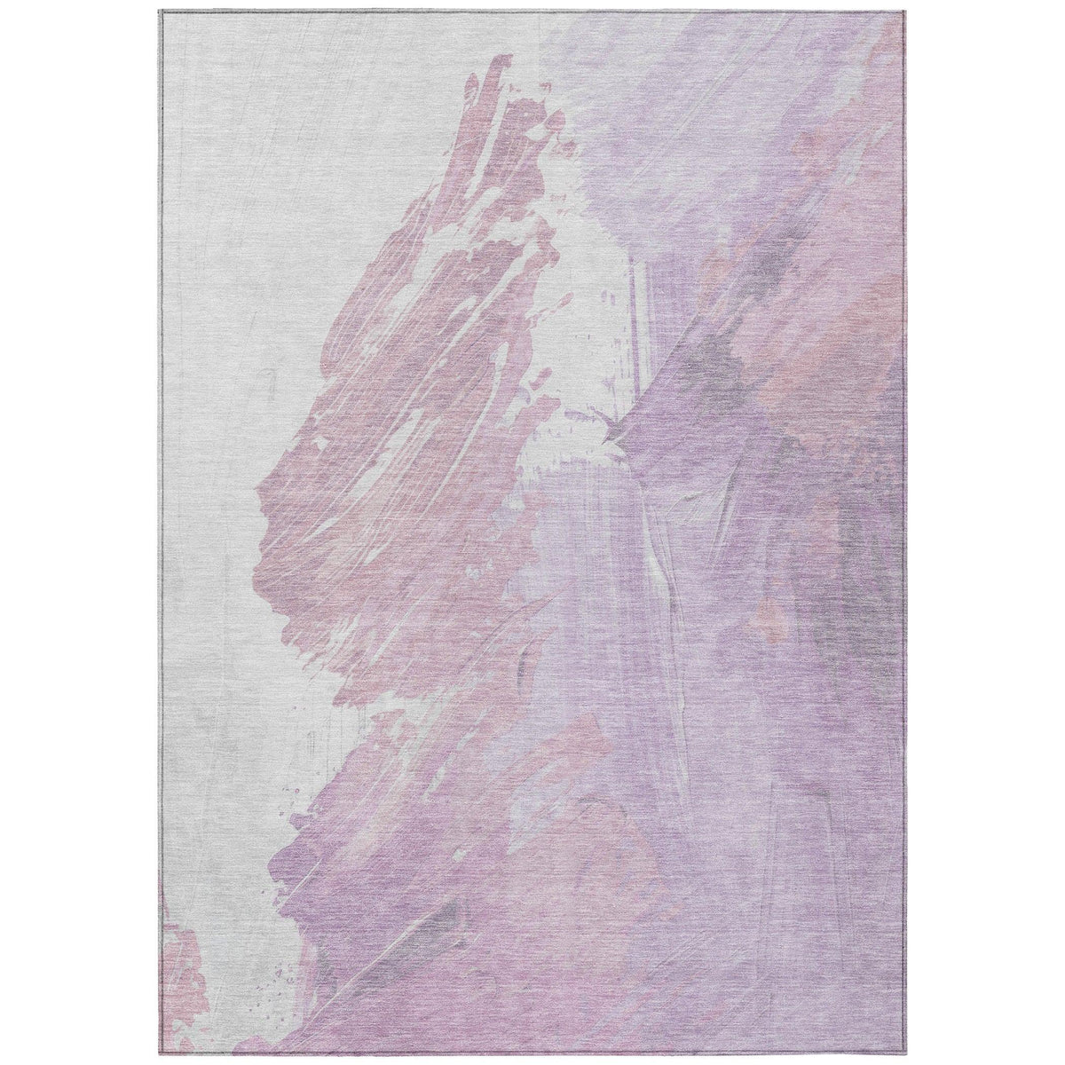 Addison Rugs Saelon Purple Washable Indoor-Outdoor Rug