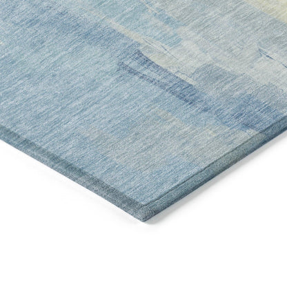 Addison Rugs Saelor Blue Washable Indoor-Outdoor Rug