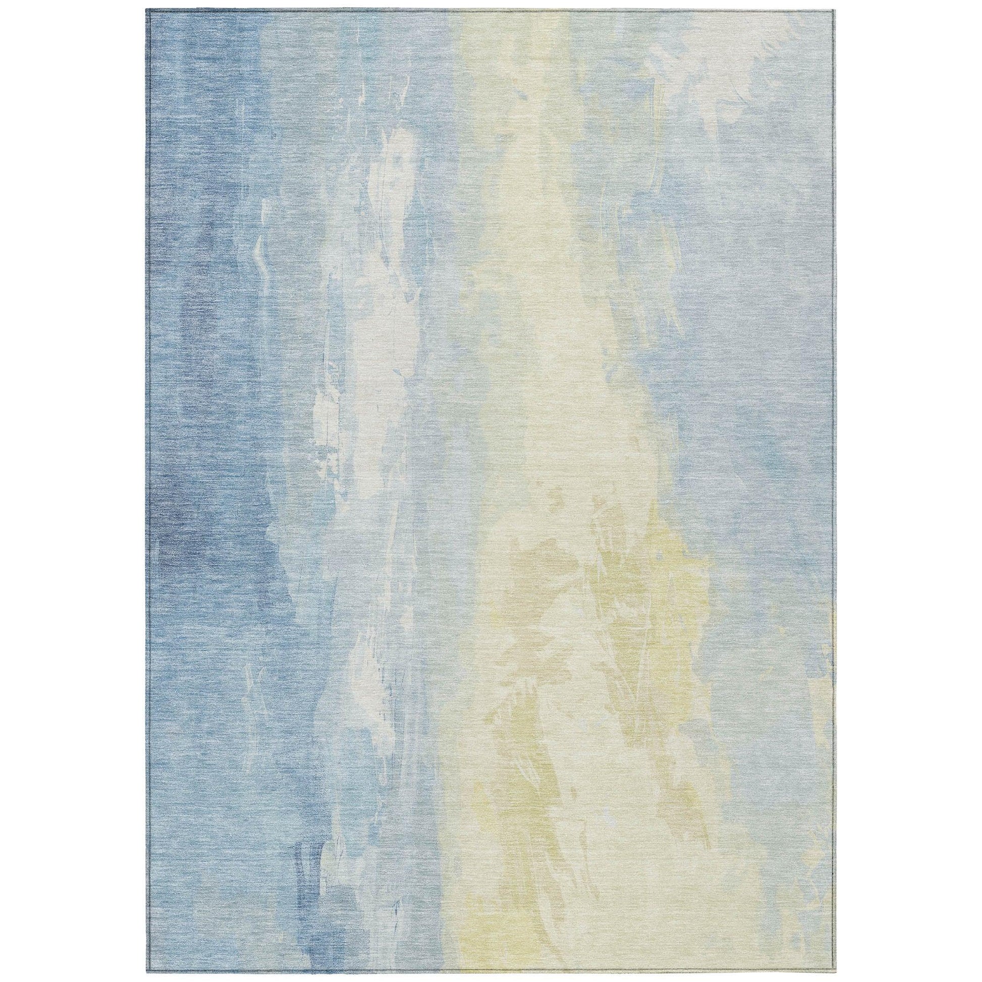 Addison Rugs Saelor Blue Washable Indoor-Outdoor Rug