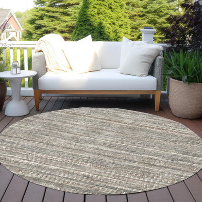 Addison Rugs Taelain Brown Washable Indoor-Outdoor Rug
