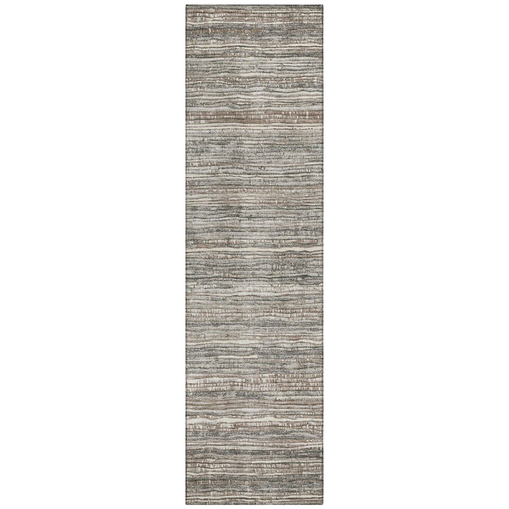 Addison Rugs Taelain Brown Washable Indoor-Outdoor Rug