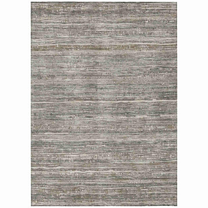 Addison Rugs Taelain Brown Washable Indoor-Outdoor Rug