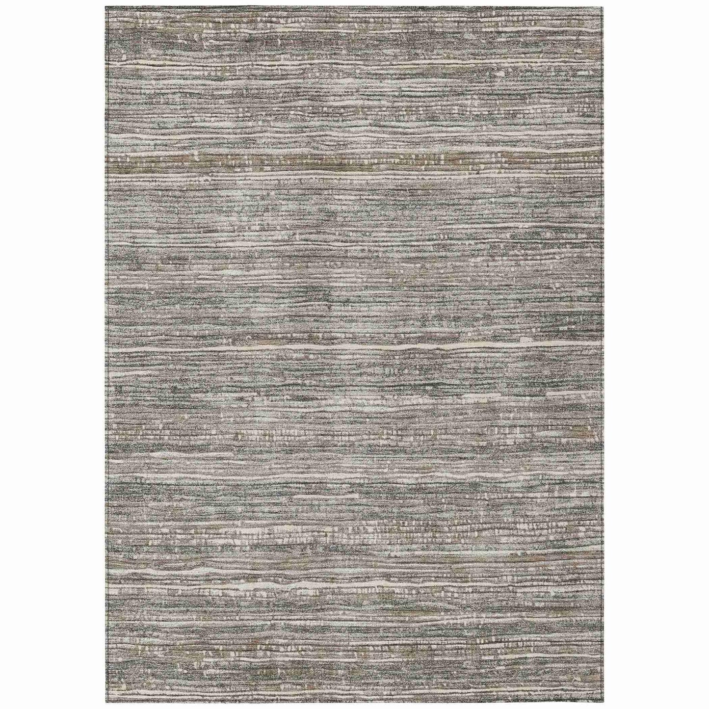 Addison Rugs Taelain Brown Washable Indoor-Outdoor Rug
