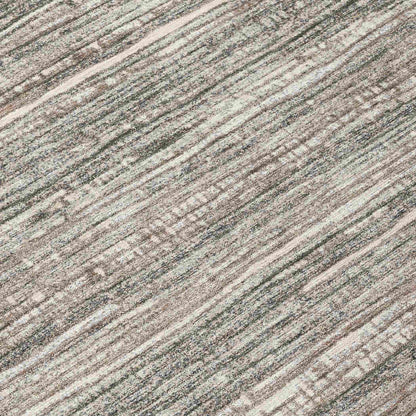 Addison Rugs Taelain Brown Washable Indoor-Outdoor Rug