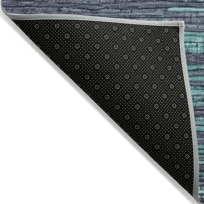 Addison Rugs Taelain Teal Washable Indoor-Outdoor Rug