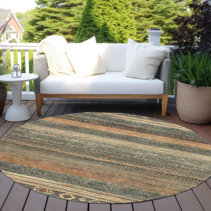 Addison Rugs Taelanor Green Washable Indoor-Outdoor Rug