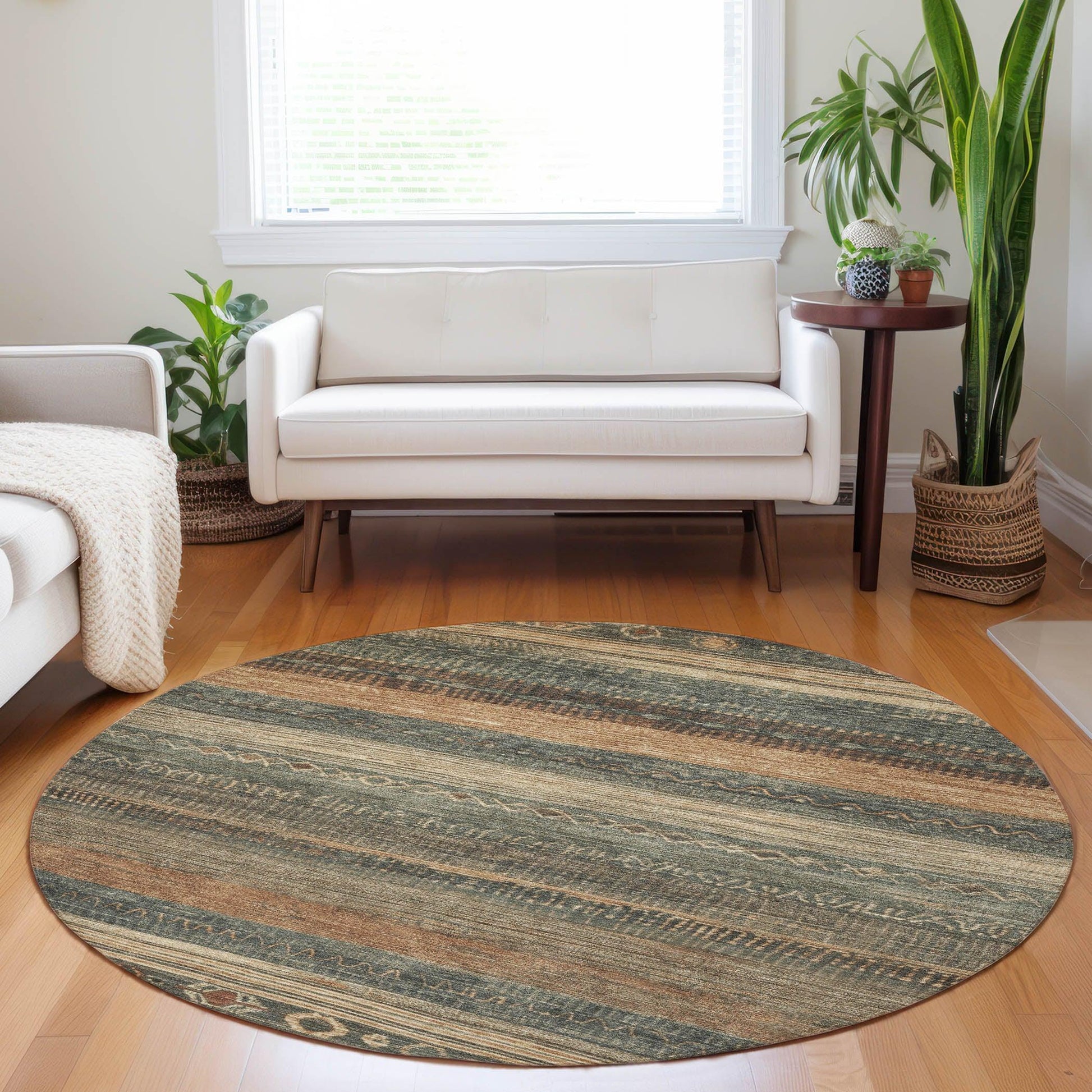 Addison Rugs Taelanor Green Washable Indoor-Outdoor Rug