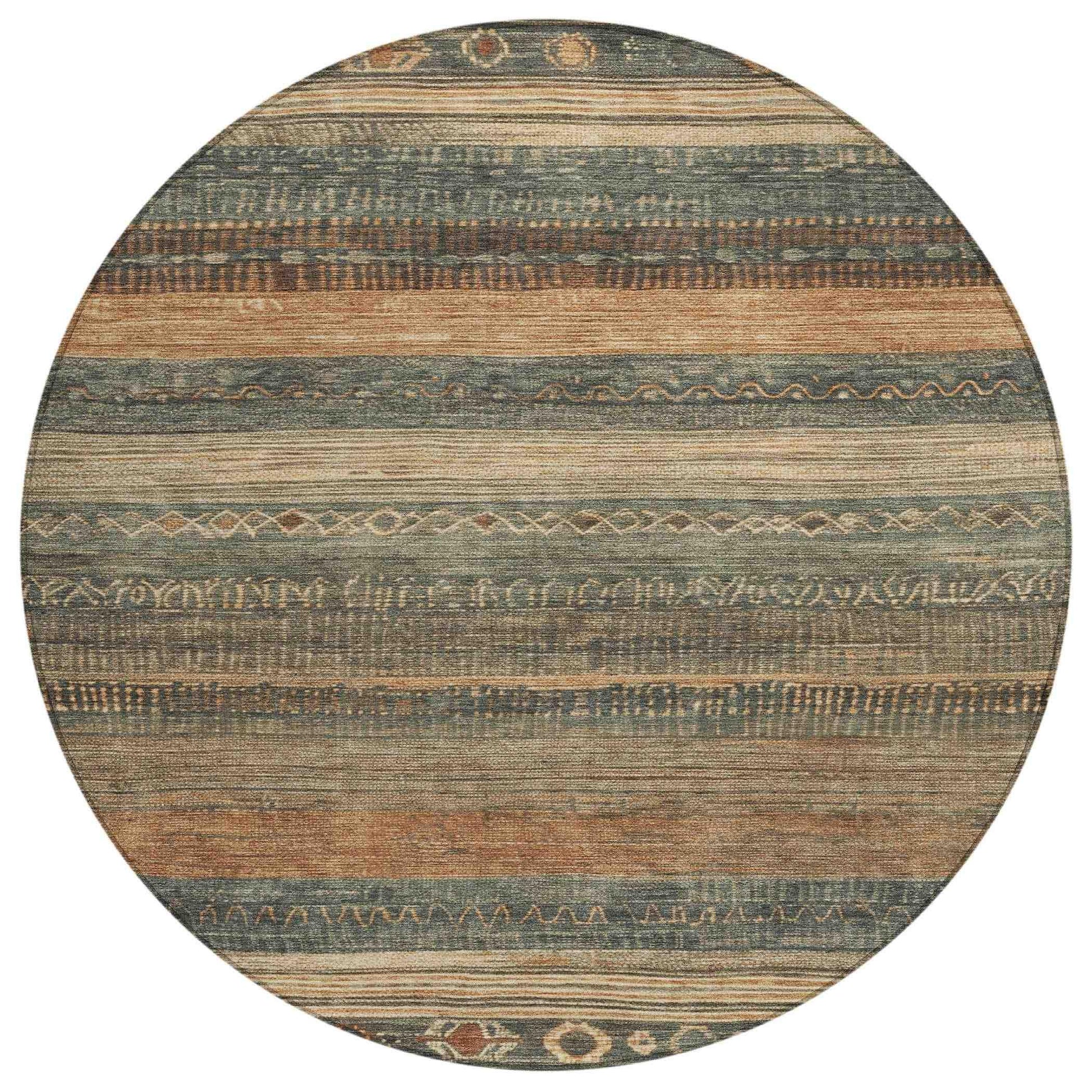 Addison Rugs Taelanor Green Washable Indoor-Outdoor Rug