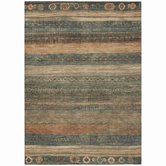 Addison Rugs Taelanor Green Washable Indoor-Outdoor Rug